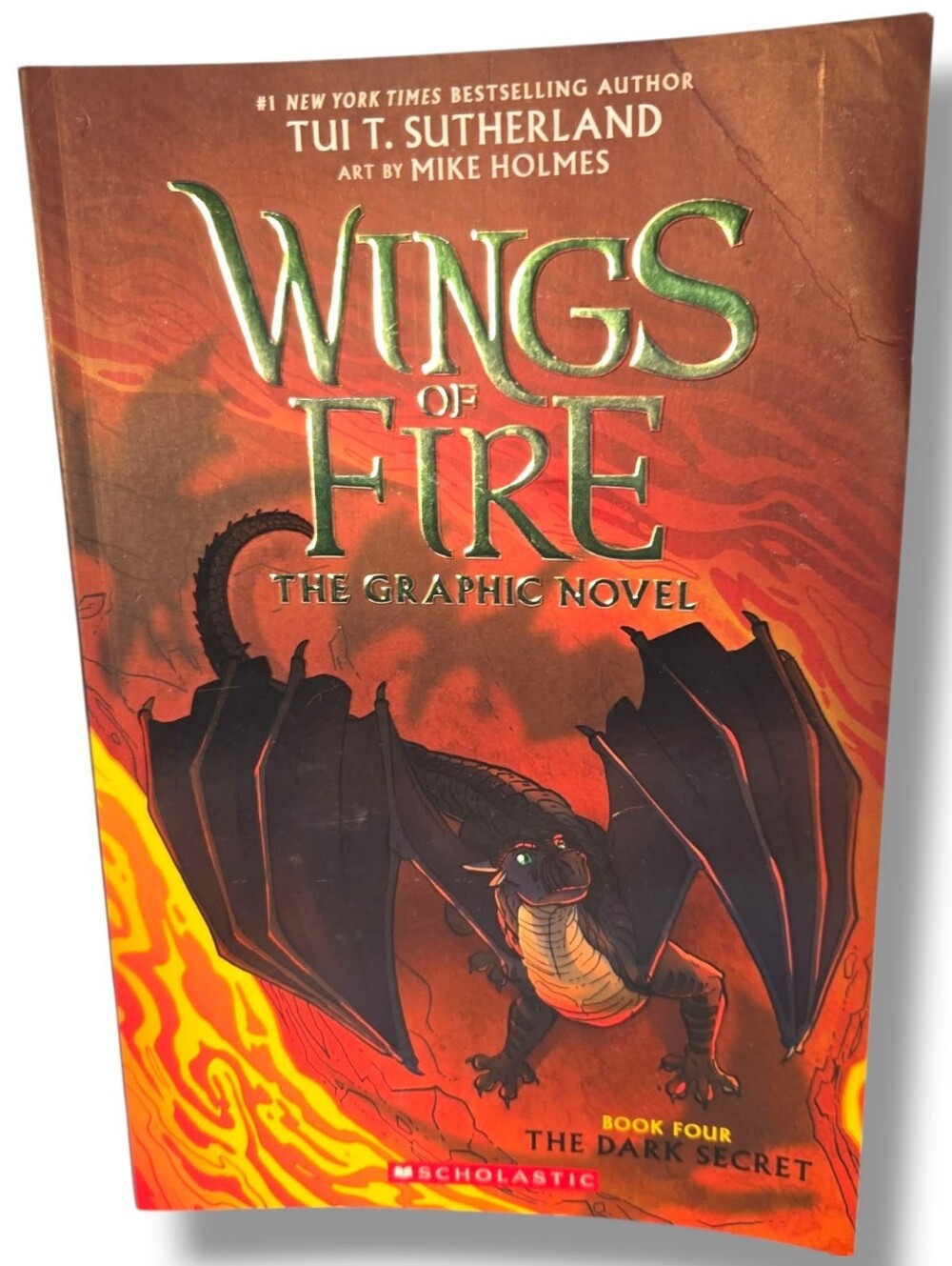 Wings of Fire Graphic Novel 4 The Dark Secret Paperback Dragons Fantasy WOF